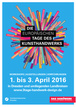 1. bis 3. April 2016