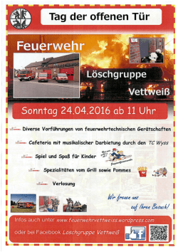 Page 1 Tag der offenen Tür - Feuerwehr -- - Fºzzi - - - - - - - = -