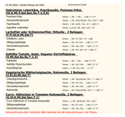 Hackfleischpfanne, Pommes frites (odZ,K,R,S,T) Wildlachssteak