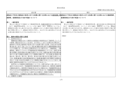 新旧対照表 （傍線の部分は改正部分） 改正案 現行