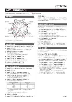 683* 簡易操作ガイド