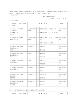 政治団体異動届（PDF：112KB）