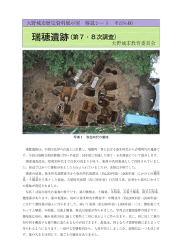 瑞穂遺跡（第7・8次調査）