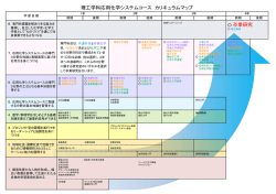 卒業研究 理工学科応用化学システムコース カリキュラムマップ