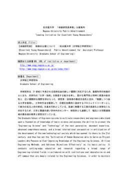 卓越研究員公募要領 化学 日英280411