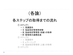 協会指定管理者 - 日本理学療法士協会