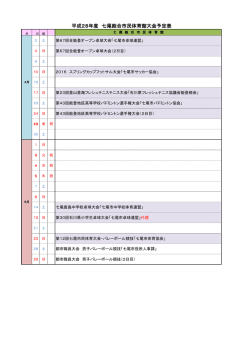 七尾総合市民体育館 - 公益財団法人 七尾市公共施設管理公社