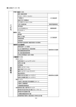 資料7 主な福祉サービス（PDF：80KB）