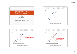 地球工学デザインB(a) 主成分分析（具体例）