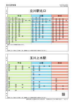 東大和警察署 - 立川バス