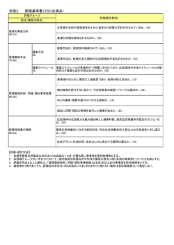 評価基準書（PDF：53.6KB）