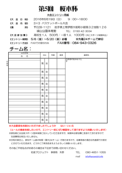 一般・エントリーシートPDF