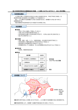 制度概要 制度創設趣旨 首都圏について