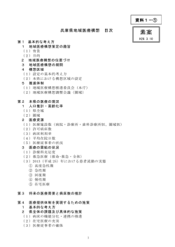資料1-1. 地域医療構想目次（PDF：120KB）