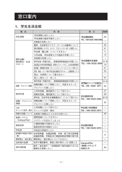 窓口案内