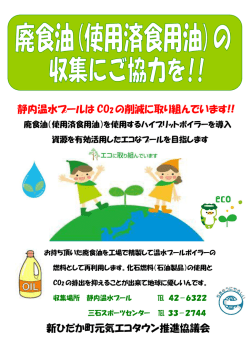 募集チラシ - 新ひだか町