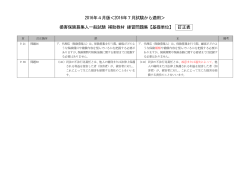 2016年4月版 損保一般練習問題集「基礎単位」訂正表（PDF：89KB）