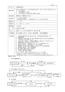 別表1－9 資 金 名 短期運転資金 融資対象 県内に事業所を有し、現に