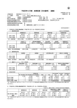 平成28年2月期 決算短信〔日本基準〕（連結）