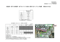 南放水口付近 - 東京電力