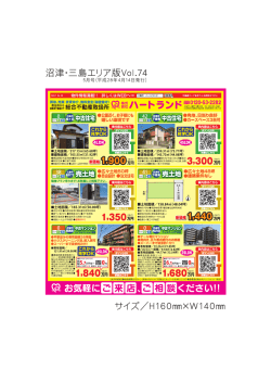 ポスティング開始   ゼンリン不動産MAP沼津・三島版平成28年5月号