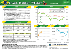 ブラジルマーケットウィークリー 2016年4月6日
