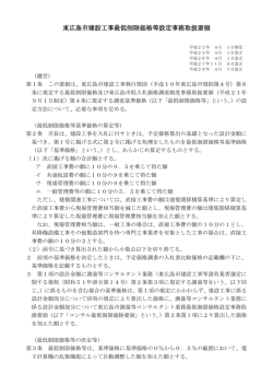 東広島市建設工事最低制限価格等設定事務取扱要領