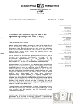 Informationsschreiben Teil10 - Schützenkreis Wittgenstein