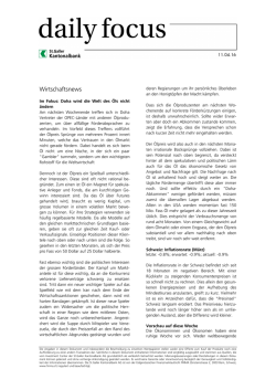 Im Fokus: Doha wird die Welt des &Ouml;ls nicht &auml;ndern