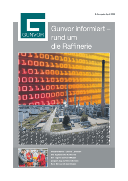 Gunvor 02-16.indd - Gunvor Raffinerie Ingolstadt