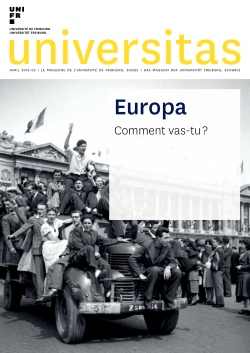 Europa - Université de Fribourg