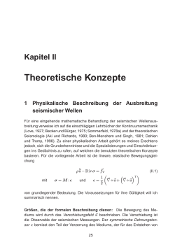 Kapitel II Theoretische Konzepte