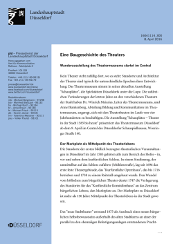 Eine Baugeschichte des Theaters