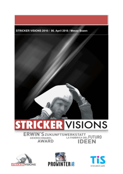 STRICKER VISIONS 2016 / 06. April 2016 / Messe
