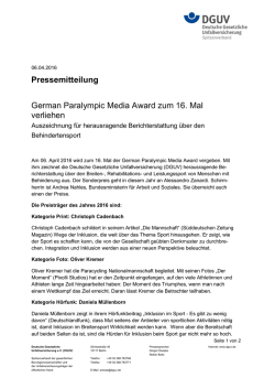 der Pressemitteilung