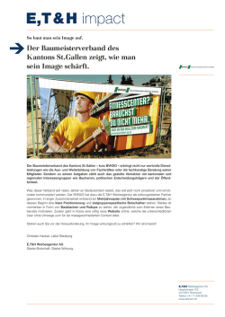 E, T & H impact - E,T&H Werbeagentur AG