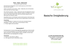 Basische Dreigliederung - Gesundheitsprodukte W. Geiger