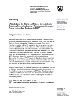 Einladung - Land NRW