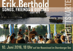 Erik.Berthold - Acoustic Corner