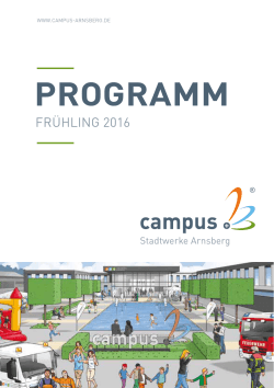 programm - campus Arnsberg