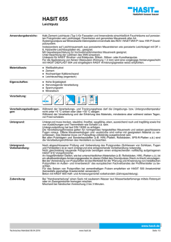 Leichtputz HASIT 655
