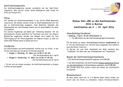 Info ABC Konfirmation Heinemeyer