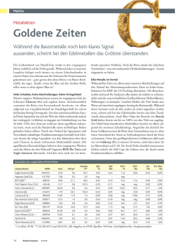 Goldene Zeiten