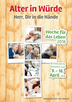 Herr, Dir in die H&auml;nde