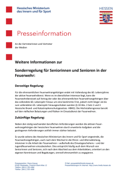 Hintergrundinformationen zur Sonderregelung