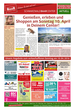 CENTERZEITUNG Die aktuelle Ausgabe... - Schwarzwald