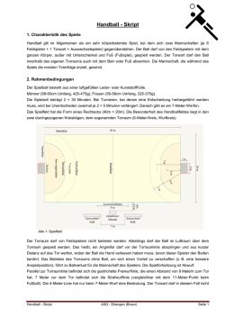 Handball - Skript