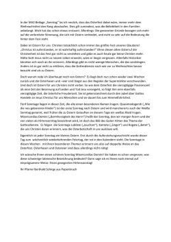 Pfarrer Schirge - Kirchenkreis Wittstock