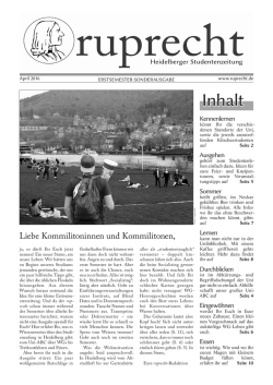 Inhalt - Ruprecht