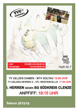 Heft Nr. 7 2016 - TVU